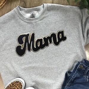 Gray 'Mama'  Sweatshirt